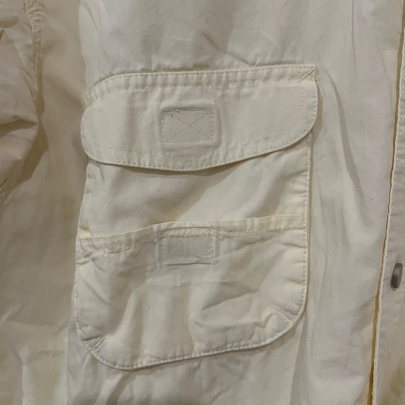 Cabelas Light Yellow Short Sleeve Shirt - Picture 5 of 7